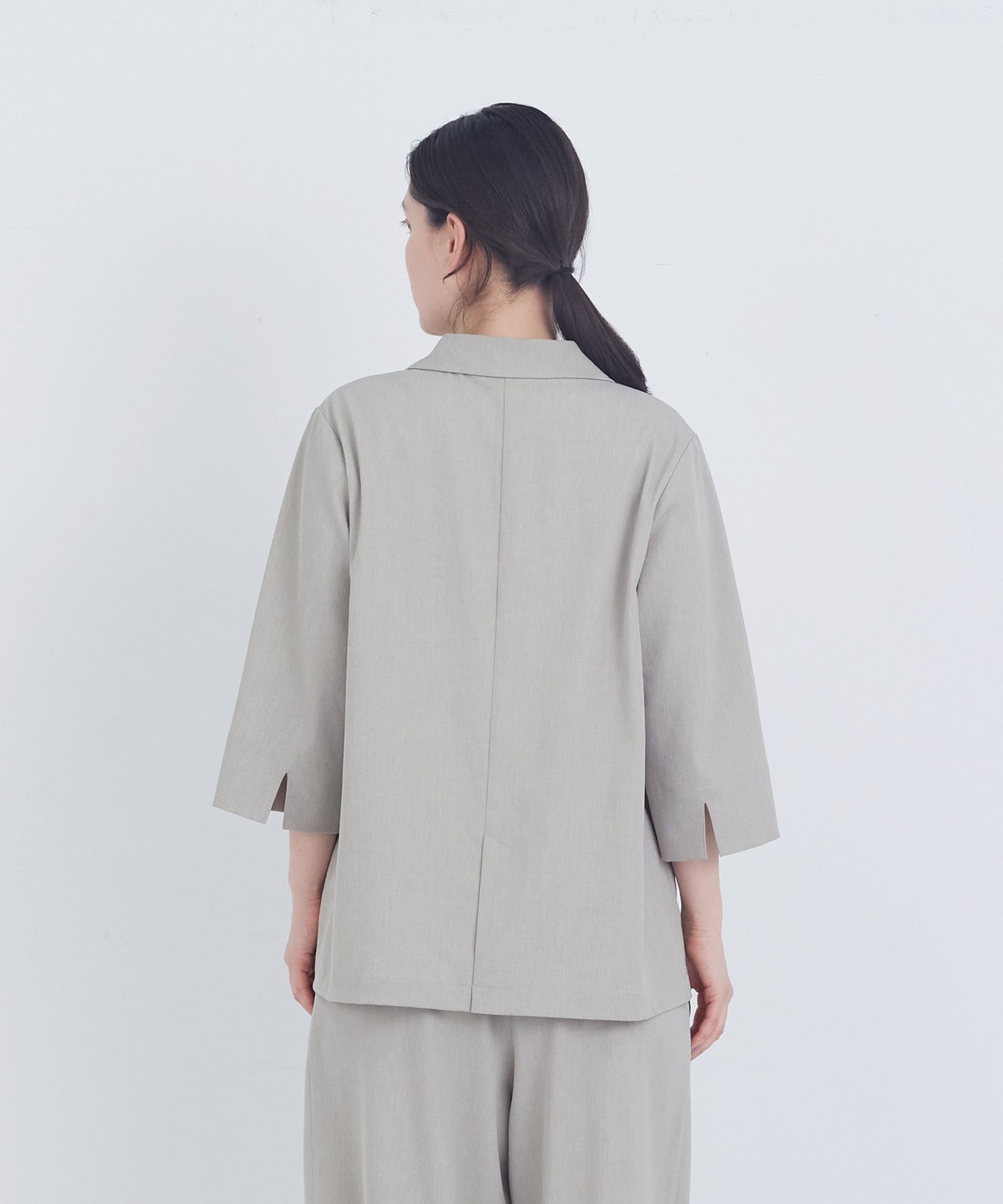 【ADIEU TRISTESSE】ハーフスリーブジャケット 詳細画像 ブラウン 7