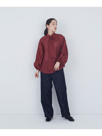 【ADIEU TRISTESSE】センタープレスストレートパンツ 詳細画像 インディゴブルー 10