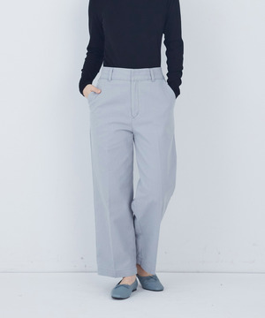 【ADIEU TRISTESSE】センタープレスストレートパンツ 詳細画像 ブル－グレ－ 1