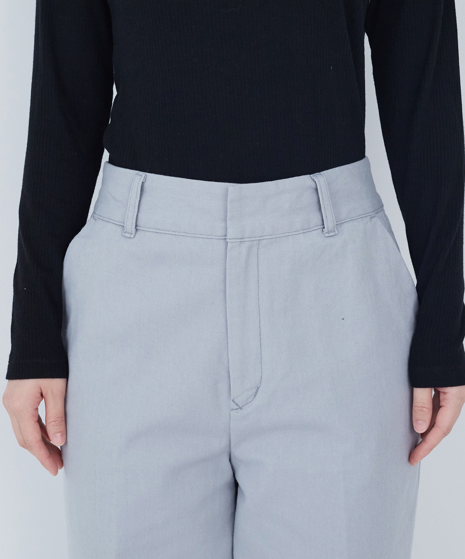 【ADIEU TRISTESSE】センタープレスストレートパンツ 詳細画像 インディゴブルー 21