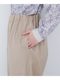 【ADIEU TRISTESSE】綿ポリエステルイージーパンツ 詳細画像 ブラック 23