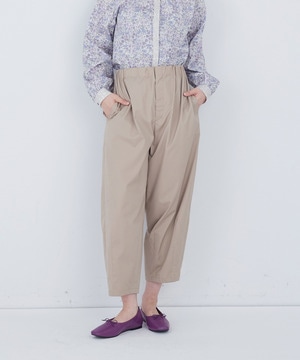 【ADIEU TRISTESSE】綿ポリエステルイージーパンツ 詳細画像 ベージュ 1