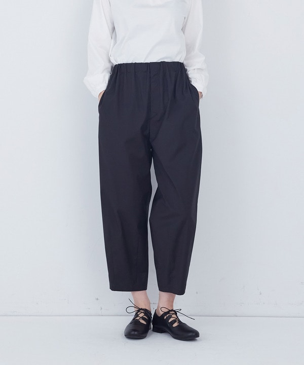 綿ポリエステルイージーパンツ 詳細画像 ブラック 1
