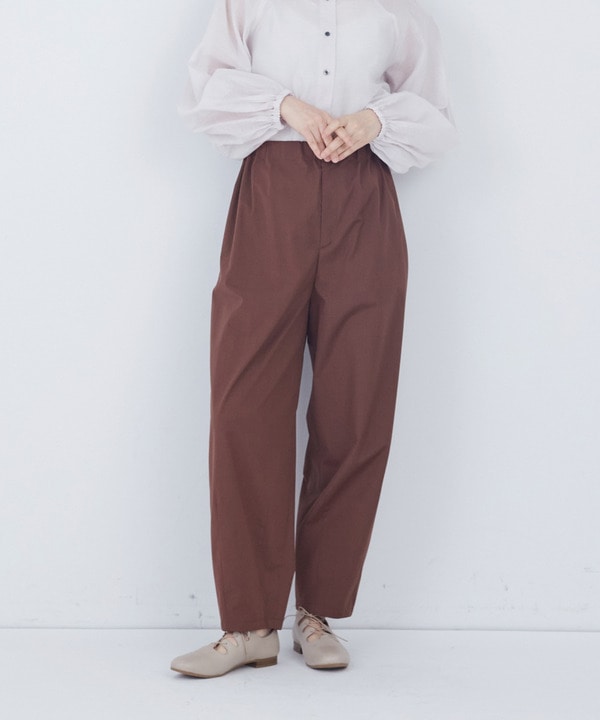 【ADIEU TRISTESSE】綿ポリエステルイージーパンツ