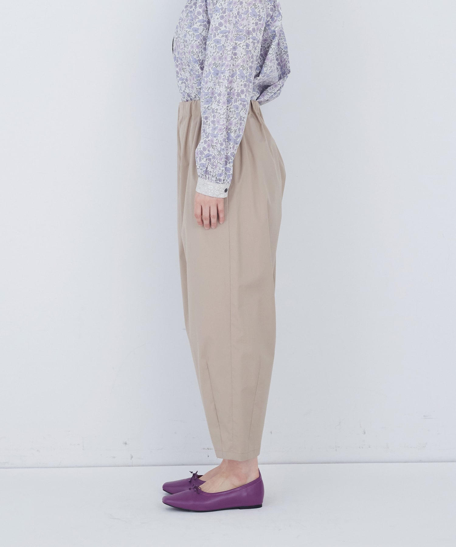 【ADIEU TRISTESSE】綿ポリエステルイージーパンツ 詳細画像 ブラック 19