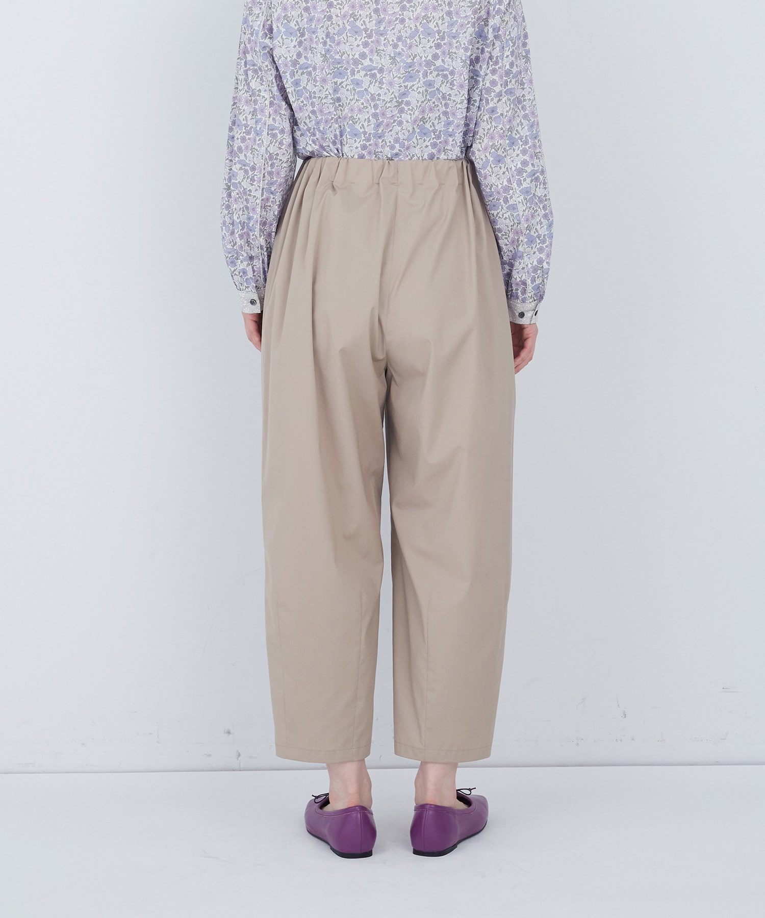 【ADIEU TRISTESSE】綿ポリエステルイージーパンツ 詳細画像 ブラック 20