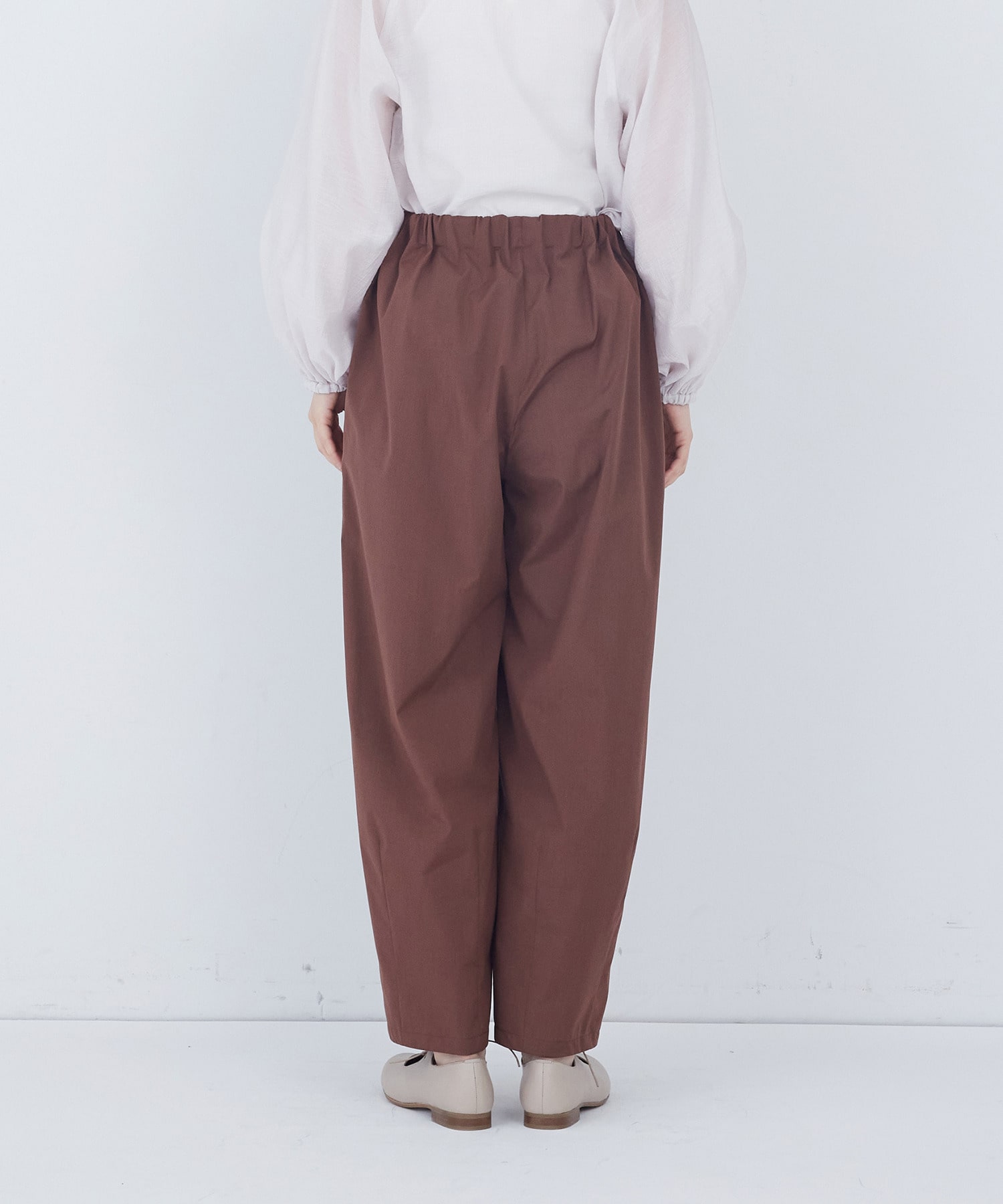 【ADIEU TRISTESSE】綿ポリエステルイージーパンツ 詳細画像 ブラック 7