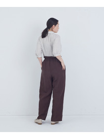 【ADIEU TRISTESSE】ポプリンストレートパンツ 詳細画像 グレー 3