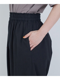 【ADIEU TRISTESSE】ポプリン刺繍パンツ 詳細画像 ブラック 19