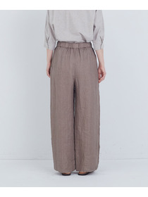 【ADIEU TRISTESSE】リネンワンタックストレートパンツ 詳細画像 パープル 13