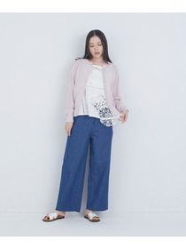 【ADIEU TRISTESSE】6.8ozデニムパンツ 詳細画像 ライトインディゴブルー 13