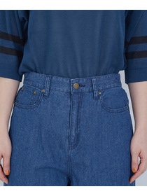 【ADIEU TRISTESSE】6.8ozデニムパンツ 詳細画像 ライトインディゴブルー 17