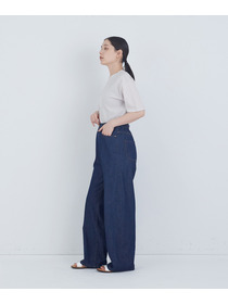 【ADIEU TRISTESSE】6.8ozデニムパンツ 詳細画像 ライトインディゴブルー 2