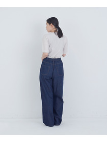 【ADIEU TRISTESSE】6.8ozデニムパンツ 詳細画像 ライトインディゴブルー 3