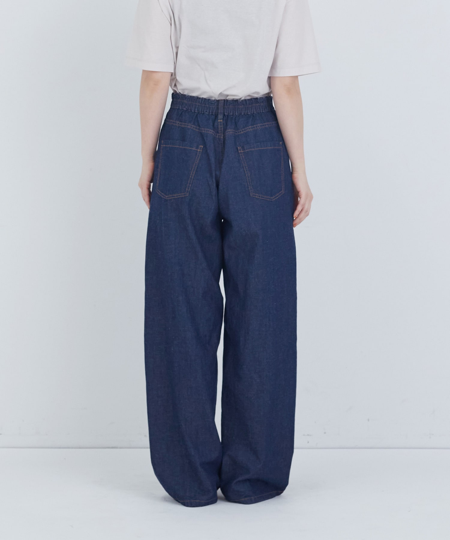 【ADIEU TRISTESSE】6.8ozデニムパンツ 詳細画像 ライトインディゴブルー 9