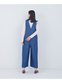 【ADIEU TRISTESSE】ライトオンスデニムサロペット 詳細画像 インディゴブルー 10