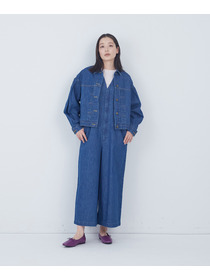 【ADIEU TRISTESSE】ライトオンスデニムサロペット 詳細画像 インディゴブルー 11