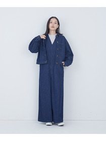 【ADIEU TRISTESSE】ライトオンスデニムサロペット 詳細画像 インディゴブルー 3