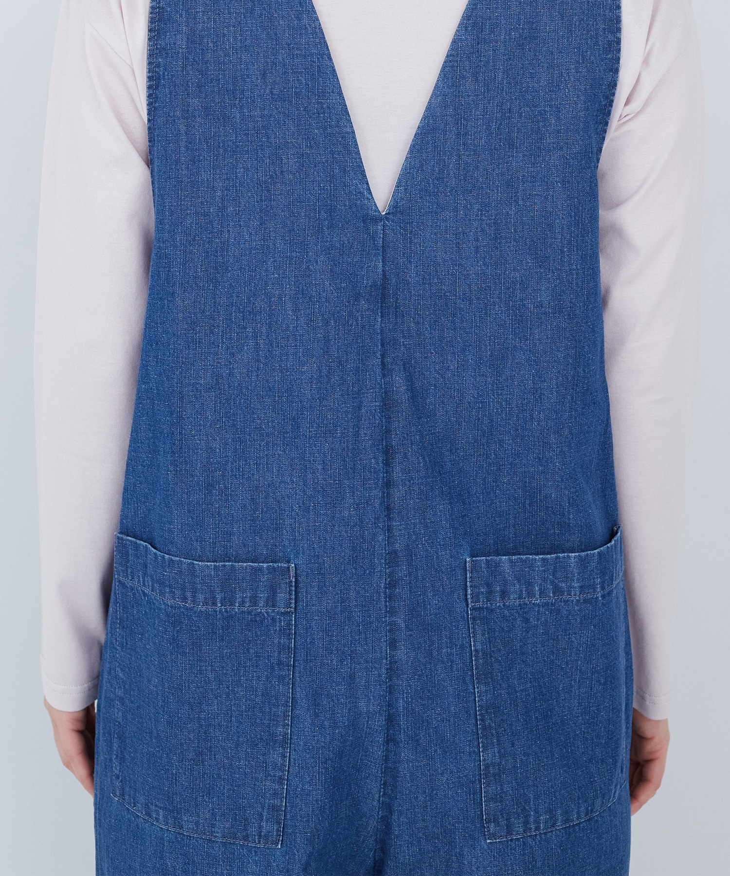 【ADIEU TRISTESSE】ライトオンスデニムサロペット 詳細画像 インディゴブルー 16