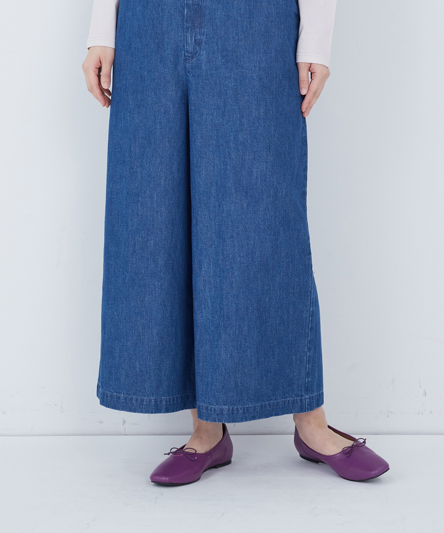 【ADIEU TRISTESSE】ライトオンスデニムサロペット 詳細画像 インディゴブルー 18