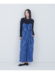 【ADIEU TRISTESSE】kazumiさんコラボ　リバティプリントオールインワン 詳細画像 ブルー系その他 12