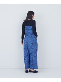 【ADIEU TRISTESSE】kazumiさんコラボ　リバティプリントオールインワン 詳細画像 ブルー系その他 13