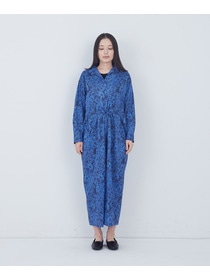 【ADIEU TRISTESSE】kazumiさんコラボ　リバティプリントオールインワン 詳細画像 ブルー系その他 14