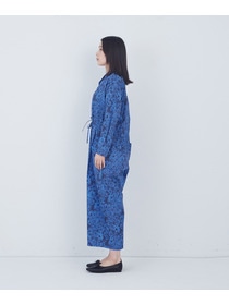 【ADIEU TRISTESSE】kazumiさんコラボ　リバティプリントオールインワン 詳細画像 ブルー系その他 15