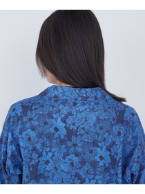 【ADIEU TRISTESSE】kazumiさんコラボ　リバティプリントオールインワン 詳細画像 ブルー系その他 18