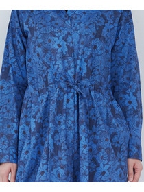 【ADIEU TRISTESSE】kazumiさんコラボ　リバティプリントオールインワン 詳細画像 ブルー系その他 21