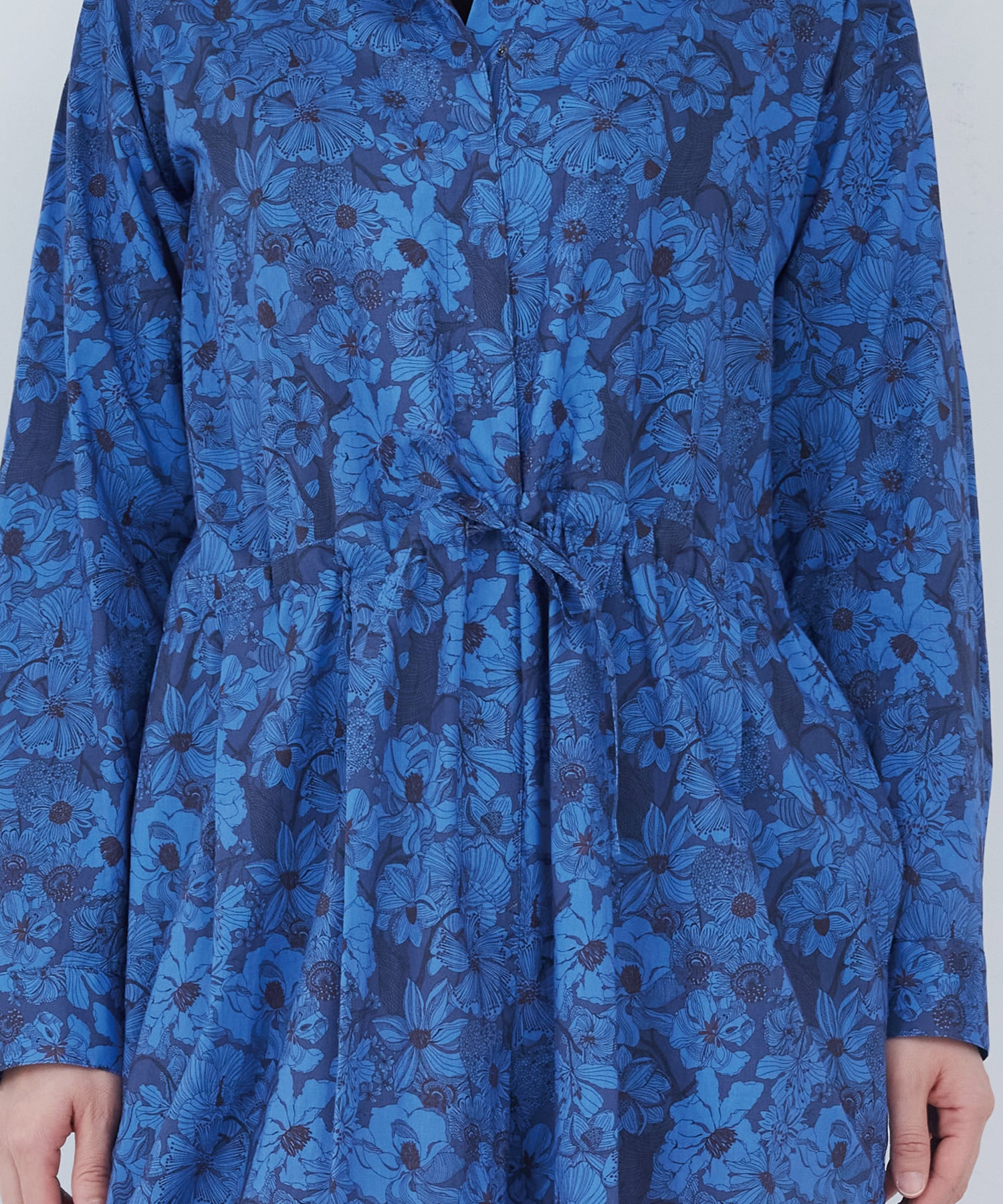 【ADIEU TRISTESSE】kazumiさんコラボ　リバティプリントオールインワン 詳細画像 ブルー系その他 21