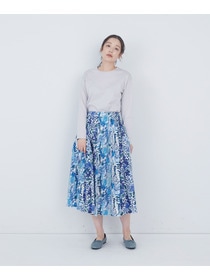 【ADIEU TRISTESSE】リバティパッチワークスカート 詳細画像 ブルー系その他 1