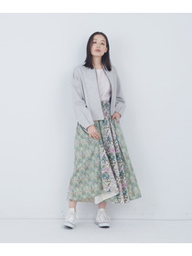 【ADIEU TRISTESSE】リバティパッチワークスカート 詳細画像 ブルー系その他 11