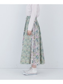 【ADIEU TRISTESSE】リバティパッチワークスカート 詳細画像 ブルー系その他 13