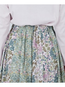 【ADIEU TRISTESSE】リバティパッチワークスカート 詳細画像 ブルー系その他 16