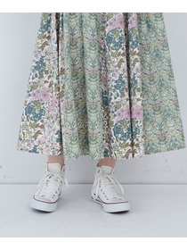 【ADIEU TRISTESSE】リバティパッチワークスカート 詳細画像 ブルー系その他 18