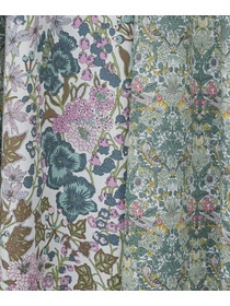 【ADIEU TRISTESSE】リバティパッチワークスカート 詳細画像 ブルー系その他 19