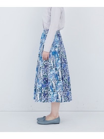 【ADIEU TRISTESSE】リバティパッチワークスカート 詳細画像 ブルー系その他 6