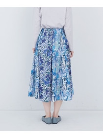 【ADIEU TRISTESSE】リバティパッチワークスカート 詳細画像 ブルー系その他 7