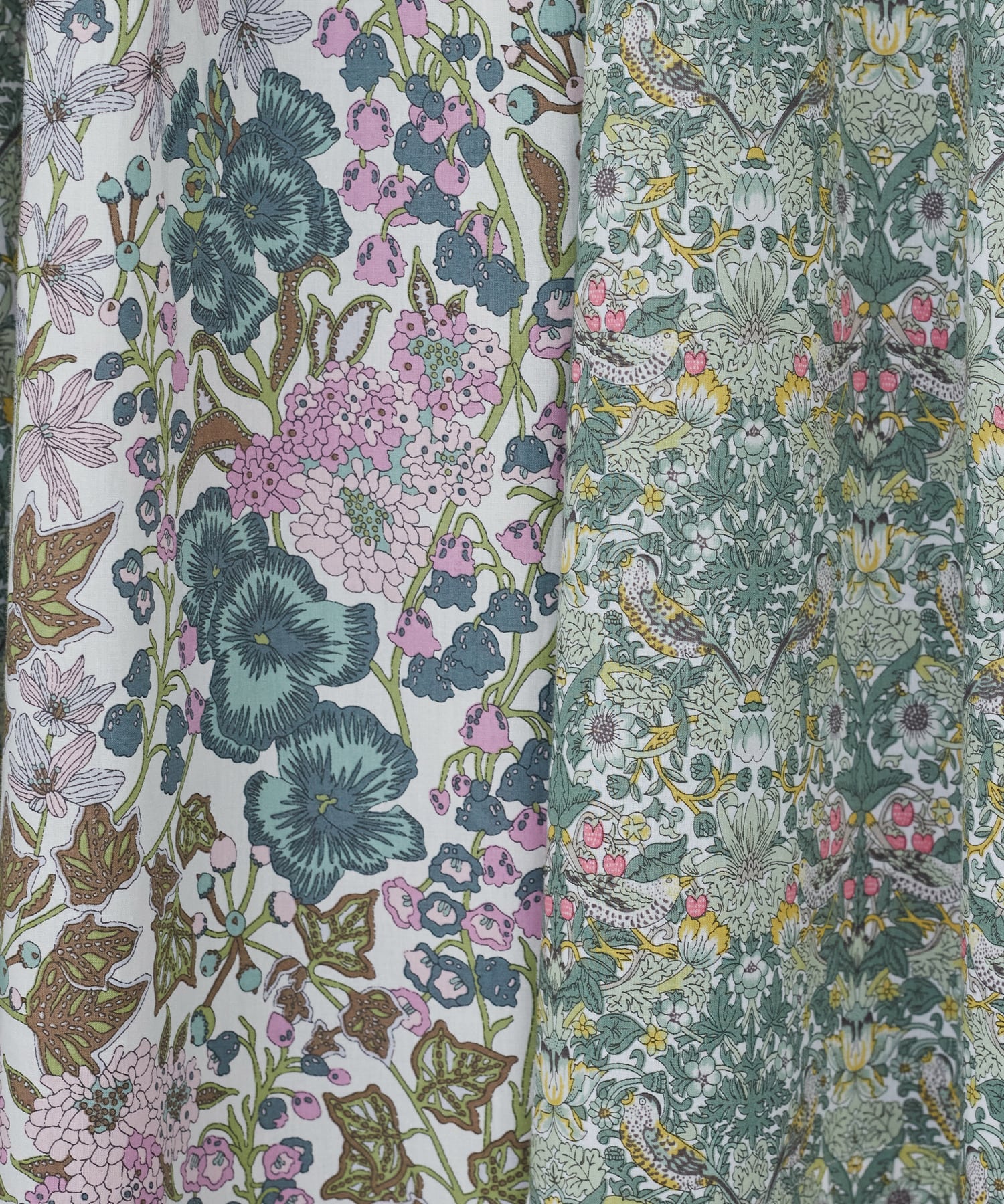 【ADIEU TRISTESSE】リバティパッチワークスカート 詳細画像 ブルー系その他 19