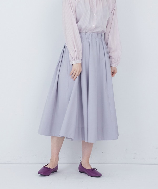 ◆切り替えギャザースカート 詳細画像 グレー 1