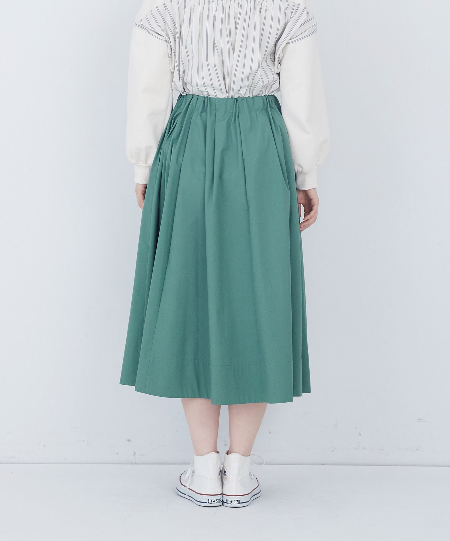 【ADIEU TRISTESSE】◆切り替えギャザースカート 詳細画像 グリーン 6