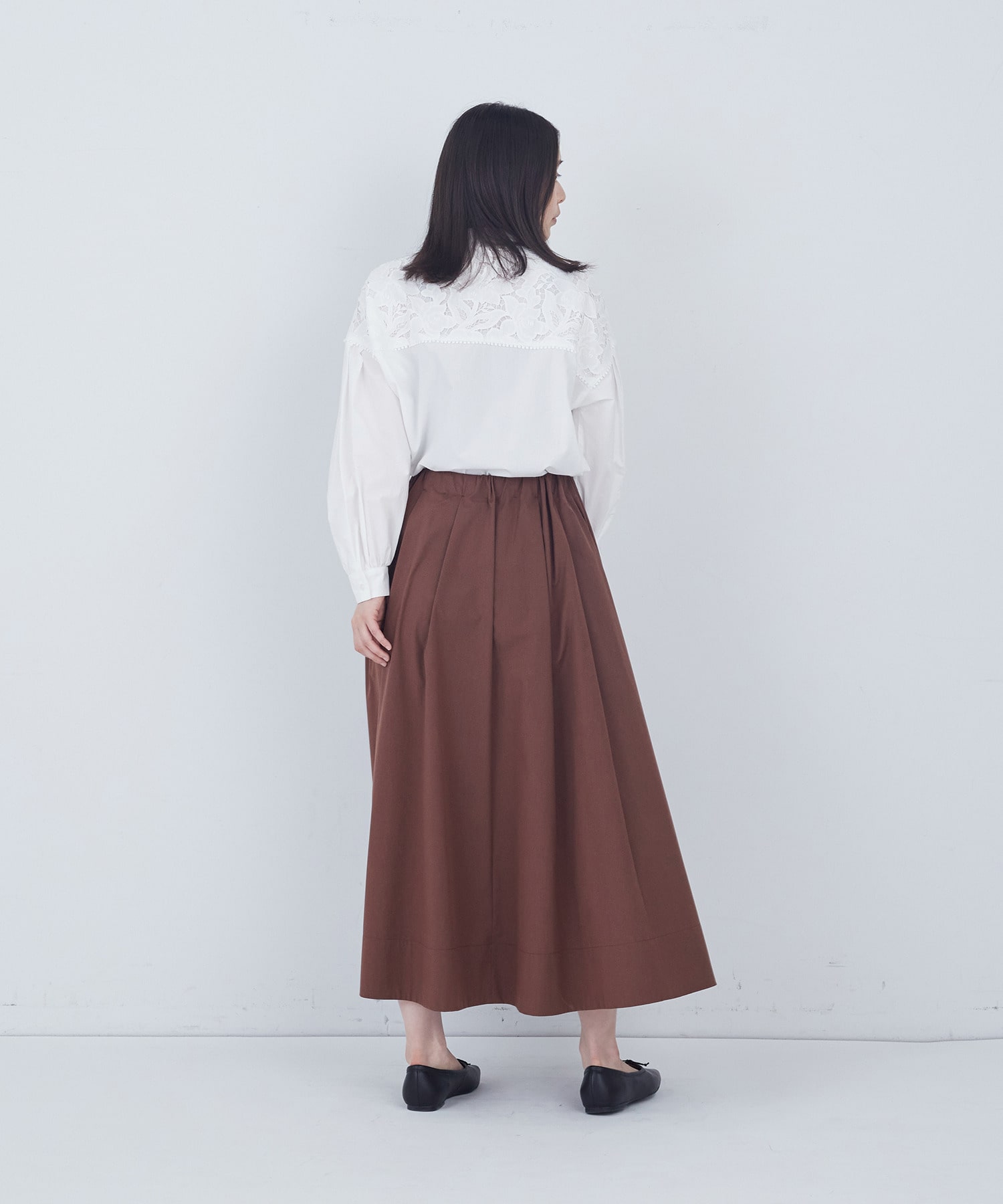 【ADIEU TRISTESSE】◆切り替えギャザースカート 詳細画像 グリーン 9