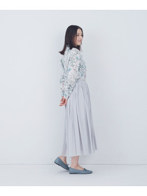 【ADIEU TRISTESSE】コットンチュールスカート 詳細画像 ブラック 2