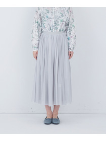 【ADIEU TRISTESSE】コットンチュールスカート 詳細画像 ブラック 3