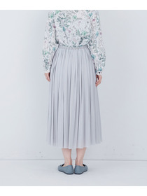 【ADIEU TRISTESSE】コットンチュールスカート 詳細画像 ブラック 5