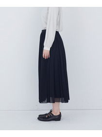 【ADIEU TRISTESSE】コットンチュールスカート 詳細画像 ブラック 9