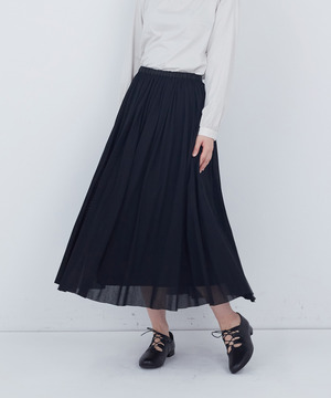 【ADIEU TRISTESSE】コットンチュールスカート 詳細画像 ブラック 1