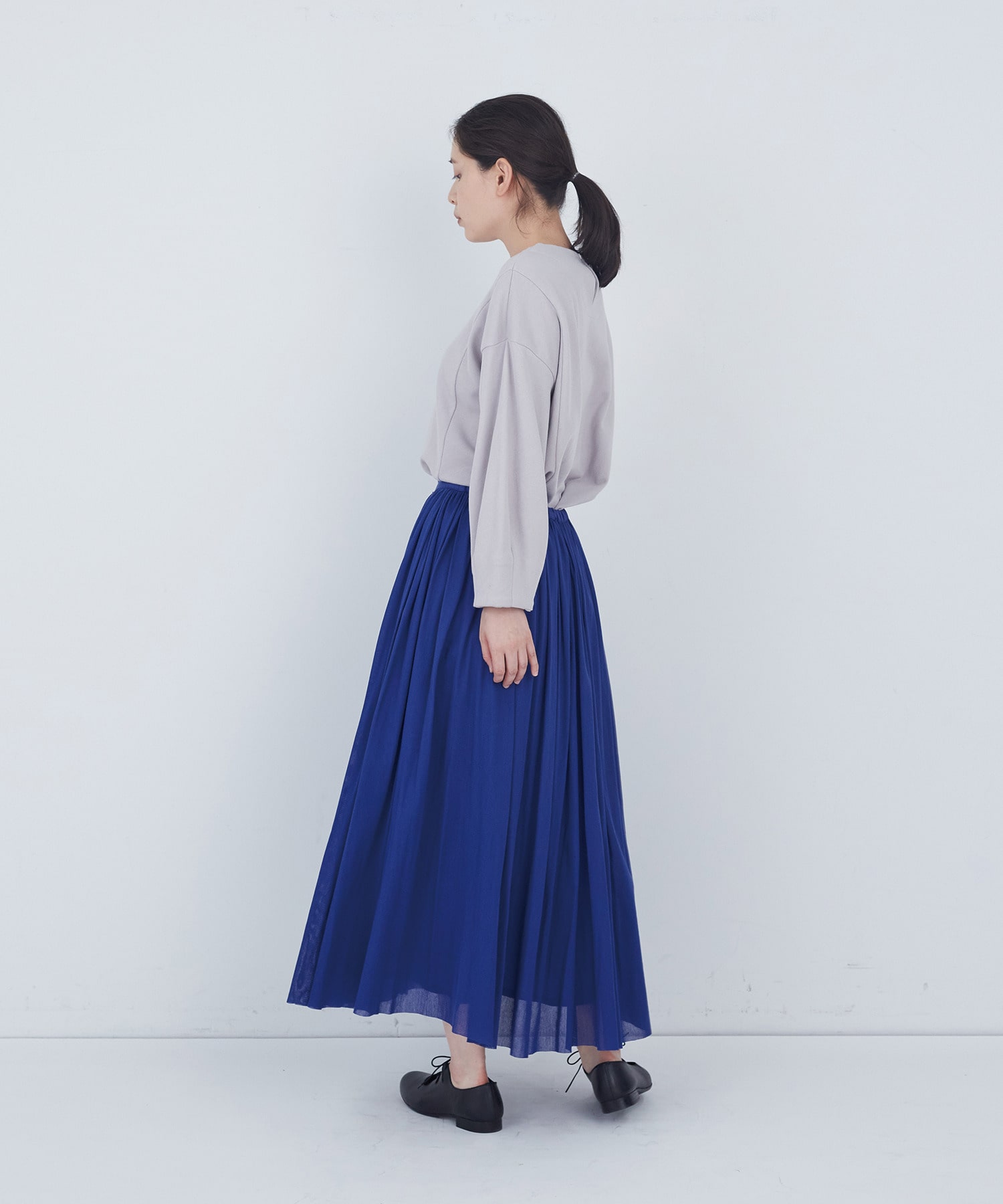 【ADIEU TRISTESSE】コットンチュールスカート 詳細画像 ブラック 13