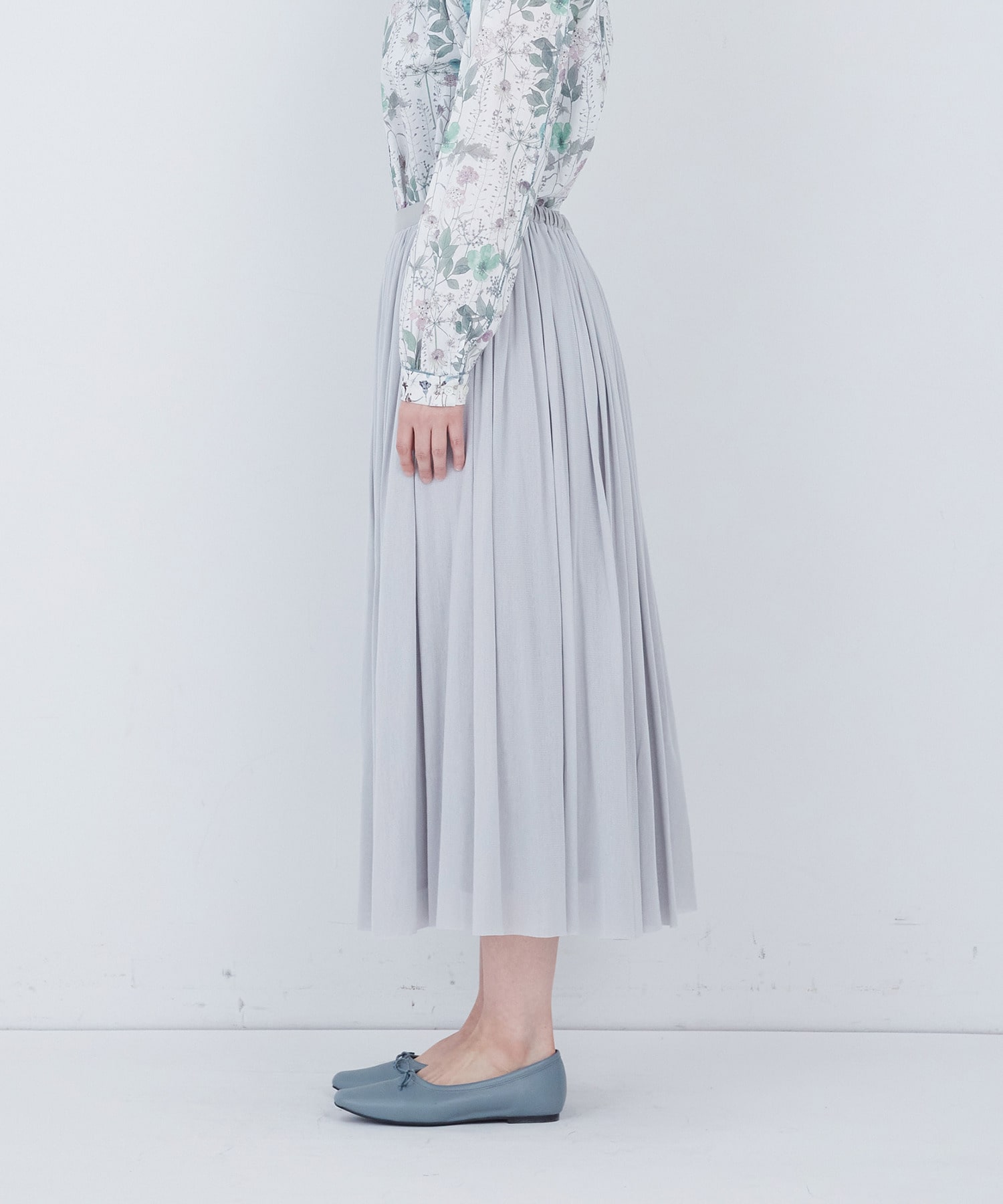 【ADIEU TRISTESSE】コットンチュールスカート 詳細画像 ブラック 4